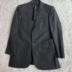 バーバリーロンドン　シルク混　日本製　ストライプ柄　テーラードジャケット　A7