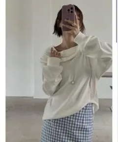 HELK Oversized Off-Shoulder Hood Topsのサムネイル