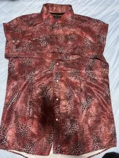 MICHEL KLEIN レオパード柄シャツ サイズ50