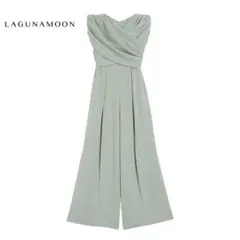 【再値下げ】LAGUNAMOON パンツドレス　ミントグリーン