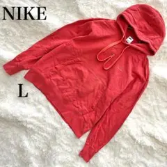 NIKE ꕤ プルオーバー パーカー スウェット L ビッグサイズ 刺繍ロゴ