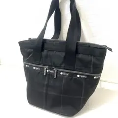 レスポートサック　トートバッグ　ハンドバッグ　シルバービジュープレイド