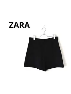 ZARA ザラ　ハーフパンツ ショートパンツ ブラック シンプル きれいめ