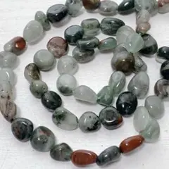 bi109/SALE！天然石◇アフリカンブラッドストーン　タンブル　1連