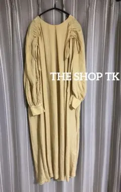 THE SHOP TK ストライプマキシ丈ワンピース