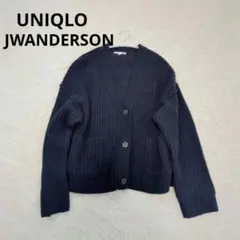 UNIQLOユニクロJWANDERSON長袖カーディガンネイビーＬJWA