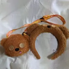 クマ耳カチューシャ（ブラウン）