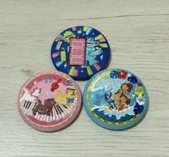 ディズニー 刺繍缶バッジ3個セット
