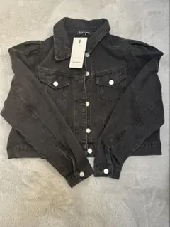 DAY CLOSET 　ブラックデニムジャケット＆スカートセットアップ