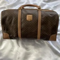 セリーヌ CELINE マカダム柄　トラベルバック/ボストン（美品)
