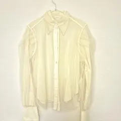 MOUSSY シアー ボリュームスリーブ ブラウス アイボリー F 長袖のサムネイル