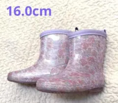 アカチャンホンポ 花柄長靴 16.0cmのサムネイル
