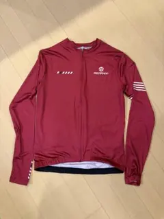 Morethan サイクルジャージ 長袖 ワインレッドのサムネイル