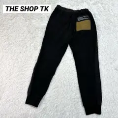 美品✨THE SHOP TK 長ズボン ロングパンツ 裏起毛 黒 ブラック140