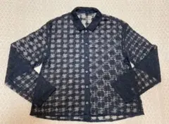 【新品】CHAVARIE レースブラウス (黒)のサムネイル