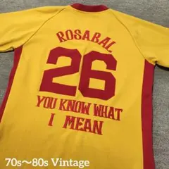 レア ​70s 80s UKヴィンテージ ゲーム フットボールシャツ オール刺繍のサムネイル