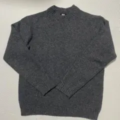 UNIQLO グレー スフレヤーン長袖セーター