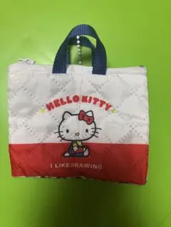 サンリオ レトロレッスンバッグ ミニキーホルダー ハローキティ キティ ガチャ
