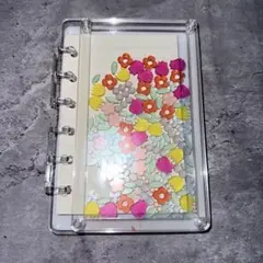 シェイカーノート 花 カラフル A7 手帳 シャカシャカのサムネイル