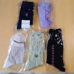 レディース　ソックス5足セット