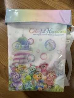 ディズニー ダッフィーフレンズ カラフルハピネス スーベニアポップコーンケース