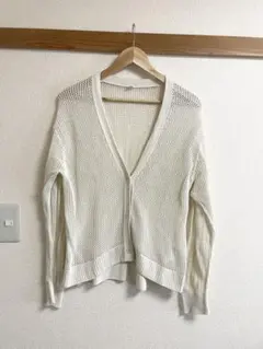 ユニクロ　カーディガン　L