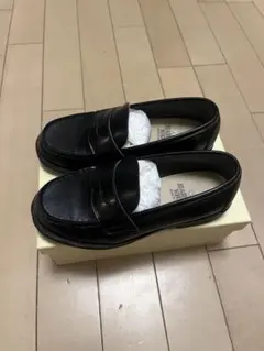 HARUTA KIDS黒のローファー 19cm