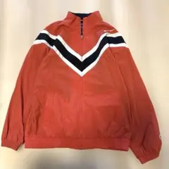 Champion レッド ナイロンジャケットM Y11番
