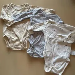 ユニクロ ベビー肌着セット 半袖・長袖 3枚