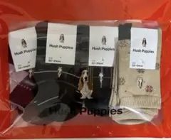 Hush Puppies ソックス 4足セット 22-24cm