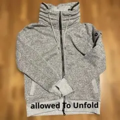 Allowed To Unfold フード付きジャンパー Mサイズ グレー