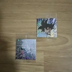 ドラゴンボールZ シール　孫悟空(劇GR)&魔人ブウ(劇GR)