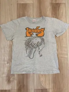 United Athle Nepenthes プリントTシャツ グレー　バンド