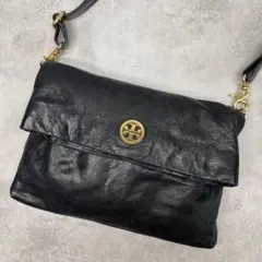 良品✨トリーバーチ 3way ショルダーバッグ クラッチバッグ レザー ロゴ金具