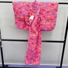 rady トロフラ 浴衣 Rady - Radyトロピカルフラワー柄 浴衣 帯セット ピンク 紫 ホワイト