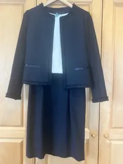 UNITED ARROWS ノーカラー ツイード スーツ セットアップ38（M）