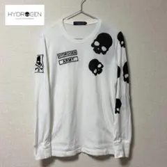 HYDROGEN スカルプリント ロンT/長袖カットソー