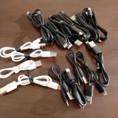 ＊色々 USBケーブルセット（黒・白）まとめ売り