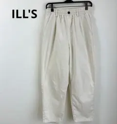 ILL'Sウエストゴム テーパードイージーパンツ アイボリーメンズ Mサイズ