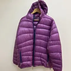 CHUMS ダウンジャケット XL パープル×グリーン バイカラー - メルカリ