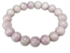 最高峰の癒し✨キャッツアイ クンツァイト 大玉 11mm ブレスレット1423 