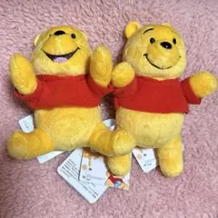 【2体セット】くまのプーさん マスコット たいそう