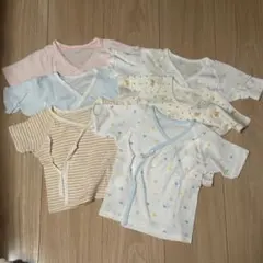 新生児　短肌着　6枚セット