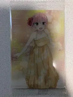 五等分の花嫁　ウエハース　No.01　中野一花　キャラクターカード