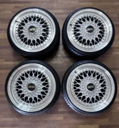 BBS RS 16インチ 4穴 7j +50 RS328 タイヤ付き 4本セットのサムネイル