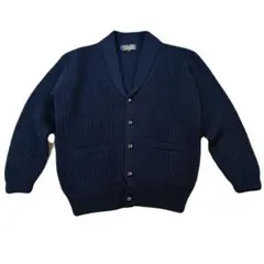 ブルックスブラザーズ ショールカラー　カーディガン　ネイビー　90s 00s