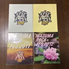 イナズマロックフェス 2009〜2012年 パンフレット 4冊セット