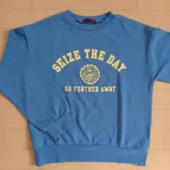 lovetoxic 青 トレーナー L (160)