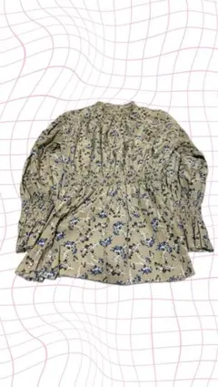 MOUSSY 花柄 長袖 ブラウスのサムネイル