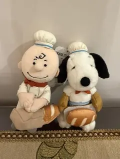 スヌーピー チャーリー・ブラウン シェフぬいぐるみ